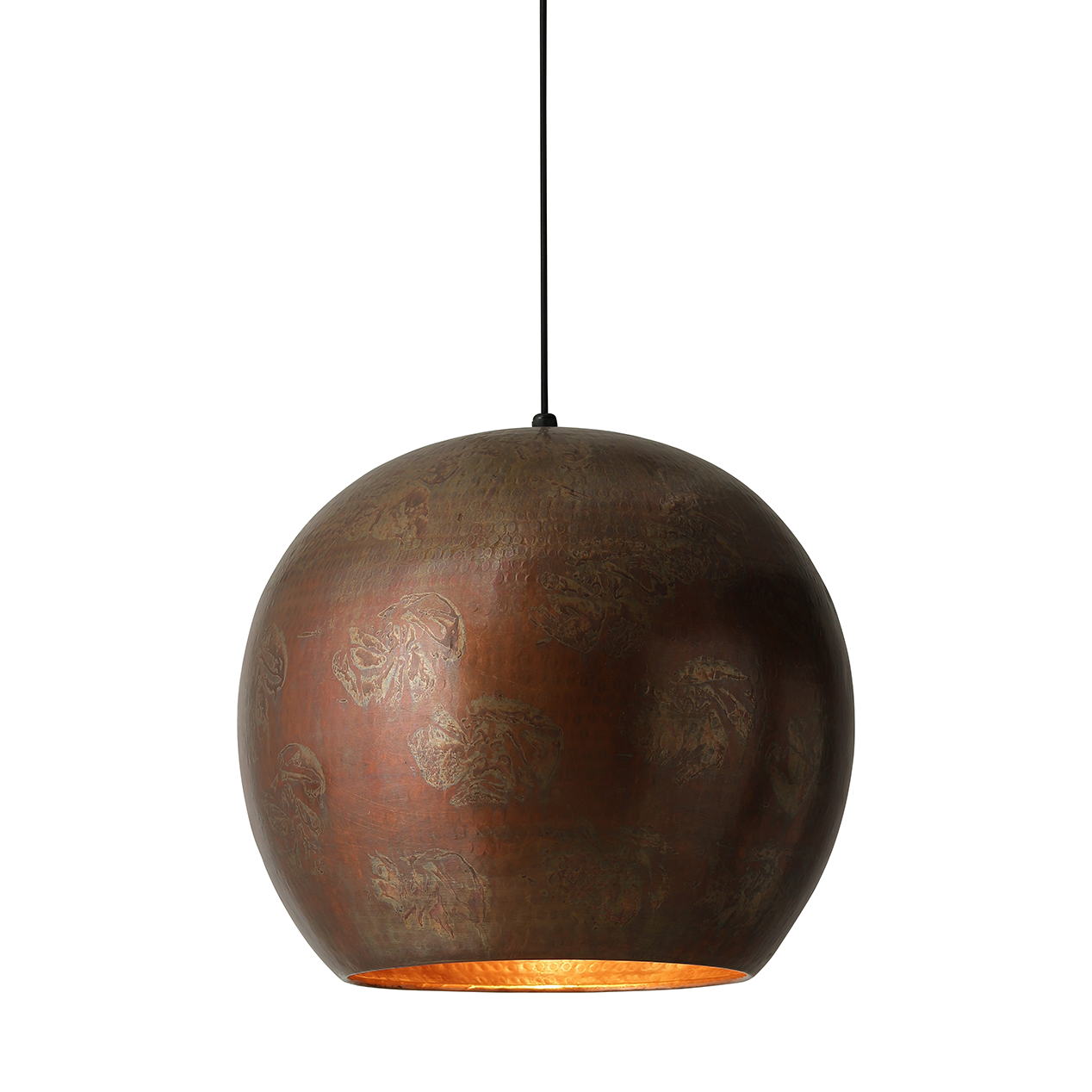 Patineret Kobber Balilampe