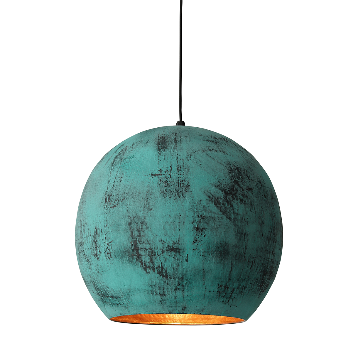 Oxyderet Kobber Balilampe